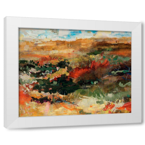 Out in Nature White Modern Wood Framed Art Print by Maas, Jodi