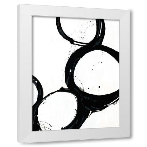 Somer Saults III White Modern Wood Framed Art Print by Douglass, Farrell