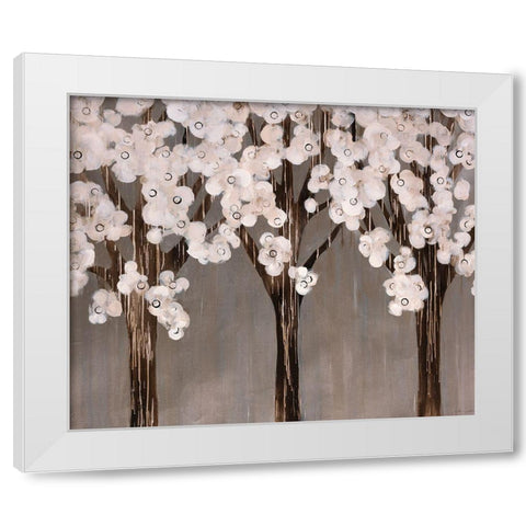 Wonderland White Modern Wood Framed Art Print by Edmunds, Sydney