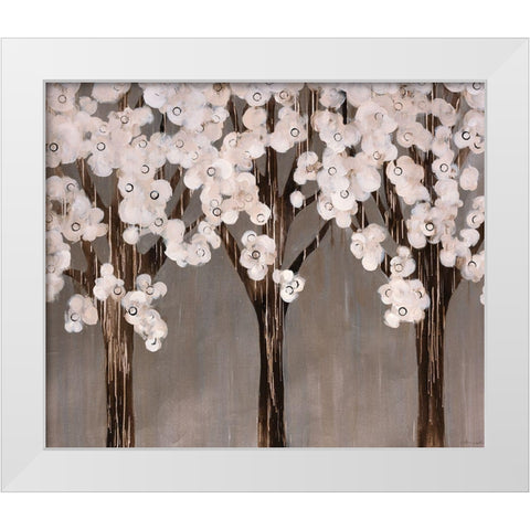 Wonderland White Modern Wood Framed Art Print by Edmunds, Sydney