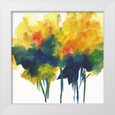 Signs of Fall I White Modern Wood Framed Art Print by Combs, Joyce