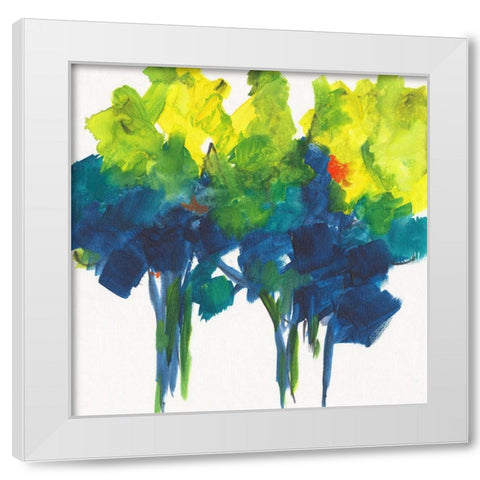 Signs of Fall II White Modern Wood Framed Art Print by Combs, Joyce