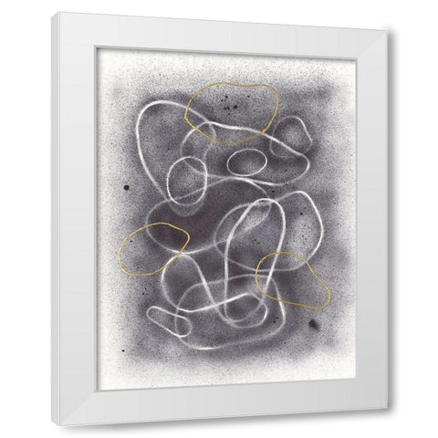 Pell Mell I White Modern Wood Framed Art Print by Lam, Vanna