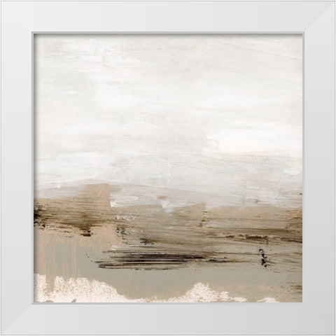 Brushed Pavement II White Modern Wood Framed Art Print by Parker, Jennifer Paxton