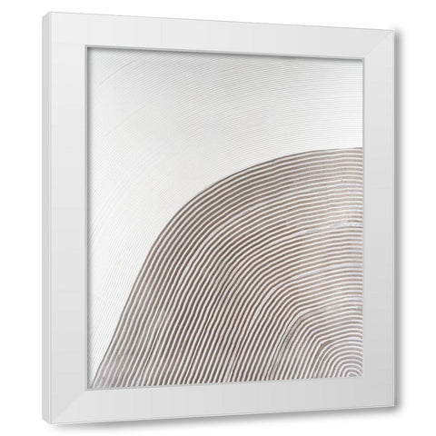 UA Slow Going III White Modern Wood Framed Art Print by Lam, Vanna
