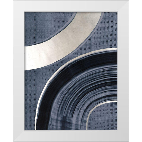 Micron I White Modern Wood Framed Art Print by Lam, Vanna
