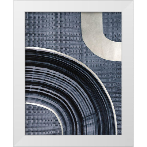 Micron II White Modern Wood Framed Art Print by Lam, Vanna