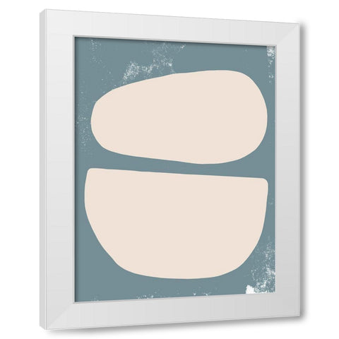 Sage and Sandstone I White Modern Wood Framed Art Print by Green, Jacob