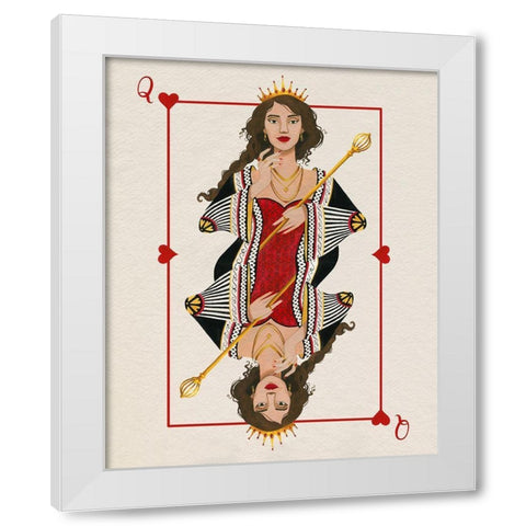 Royal Suits I White Modern Wood Framed Art Print by Popp, Grace