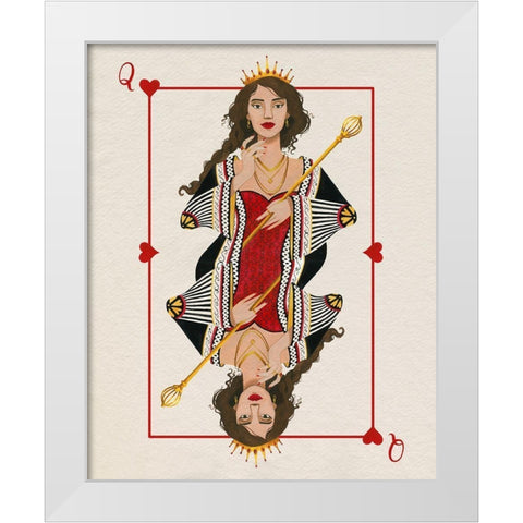 Royal Suits I White Modern Wood Framed Art Print by Popp, Grace