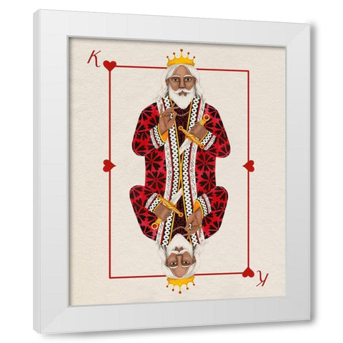 Royal Suits II White Modern Wood Framed Art Print by Popp, Grace