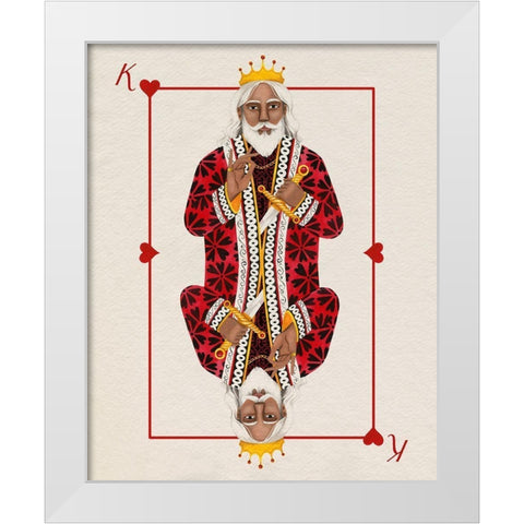 Royal Suits II White Modern Wood Framed Art Print by Popp, Grace