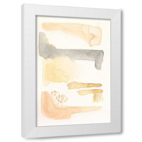 Faint Tinge I White Modern Wood Framed Art Print by Moore, Regina