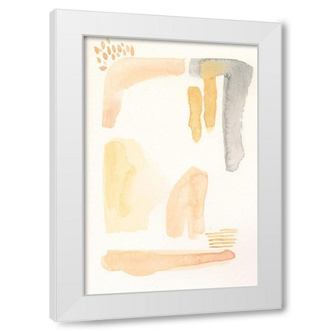 Faint Tinge II White Modern Wood Framed Art Print by Moore, Regina