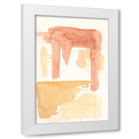 Desert Tint I White Modern Wood Framed Art Print by Moore, Regina
