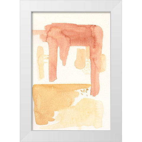 Desert Tint I White Modern Wood Framed Art Print by Moore, Regina