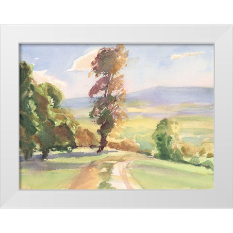 Vermont Vista I White Modern Wood Framed Art Print by Calcasola, Stephen