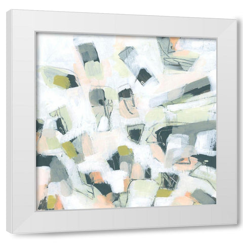 Scribble Prism I White Modern Wood Framed Art Print by Vess, June Erica