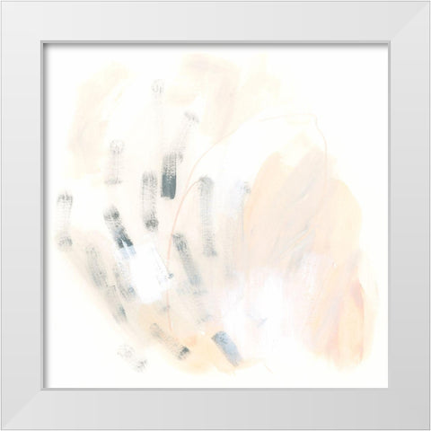 Subtle Strike IV White Modern Wood Framed Art Print by Vess, June Erica