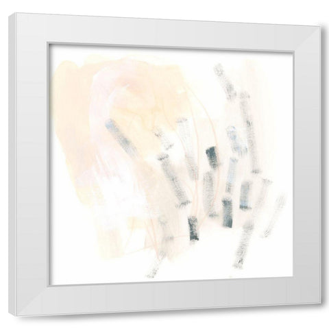 Subtle Strike VI White Modern Wood Framed Art Print by Vess, June Erica