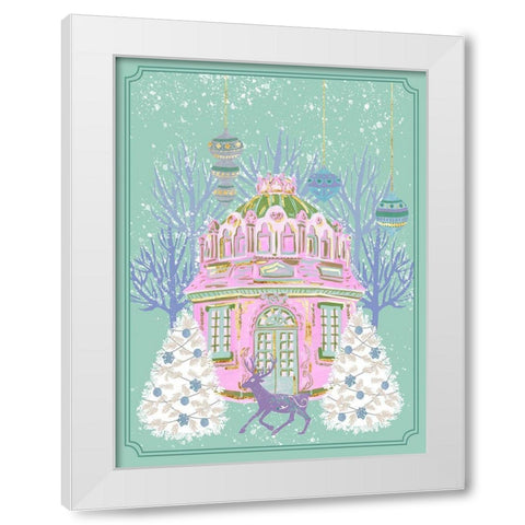 Winter Holidays VI White Modern Wood Framed Art Print by Wang, Melissa