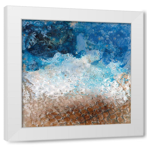 Sharkfin I White Modern Wood Framed Art Print by Longley, Alicia