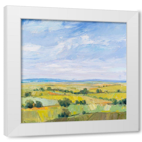 Picturesque View I White Modern Wood Framed Art Print by OToole, Tim