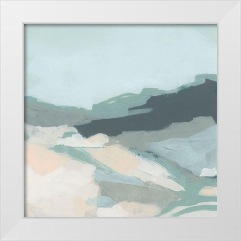 Plein Air Pastel I White Modern Wood Framed Art Print by Vess, June Erica
