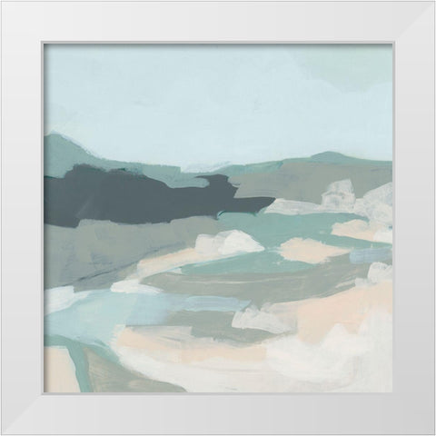 Plein Air Pastel II White Modern Wood Framed Art Print by Vess, June Erica