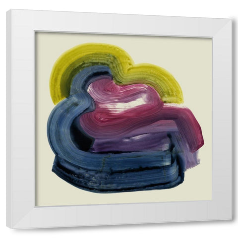 Abstract Mollusk II White Modern Wood Framed Art Print by Popp, Grace