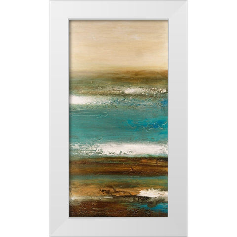 Embellished Lullaby I White Modern Wood Framed Art Print by Bramma, Lila