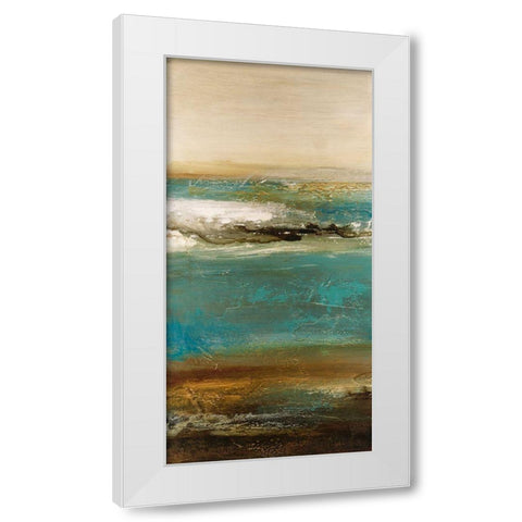 Embellished Lullaby III White Modern Wood Framed Art Print by Bramma, Lila