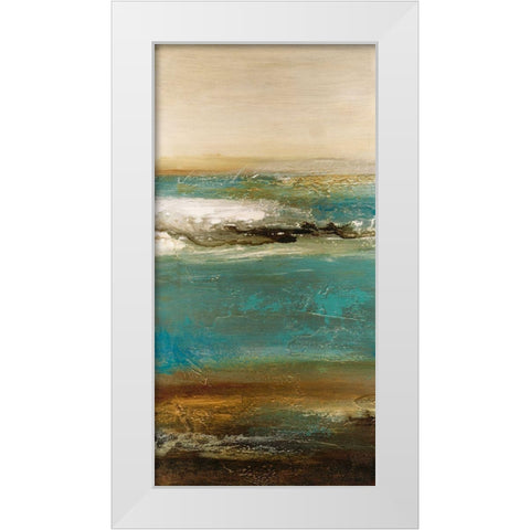 Embellished Lullaby III White Modern Wood Framed Art Print by Bramma, Lila