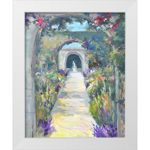 Peaceful Passage White Modern Wood Framed Art Print by Stevens, Allayn