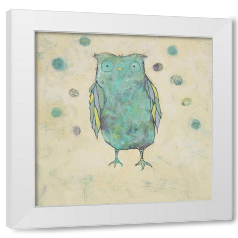 Animal Dots Neutral II White Modern Wood Framed Art Print by Bagnato, Judi