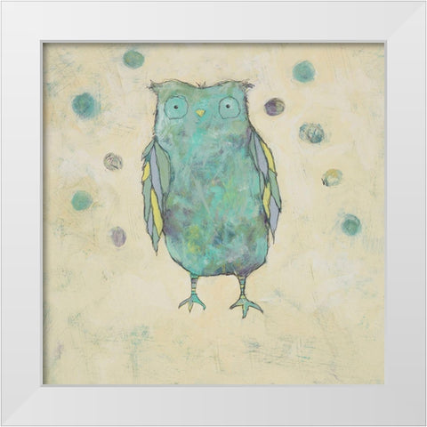 Animal Dots Neutral II White Modern Wood Framed Art Print by Bagnato, Judi