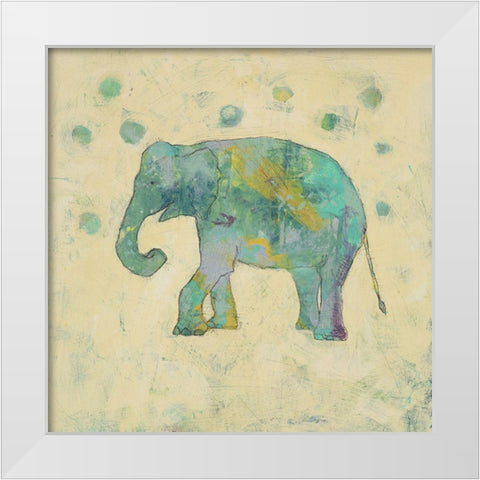 Animal Dots Neutral IV White Modern Wood Framed Art Print by Bagnato, Judi