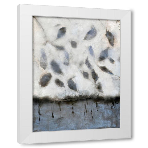 Falling Up in Blue II White Modern Wood Framed Art Print by Bagnato, Judi