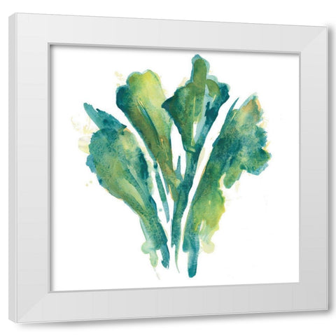 Seasonal Reflections I White Modern Wood Framed Art Print by Combs, Joyce