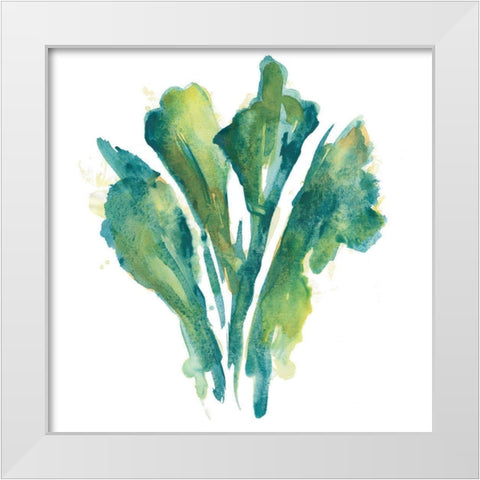 Seasonal Reflections I White Modern Wood Framed Art Print by Combs, Joyce