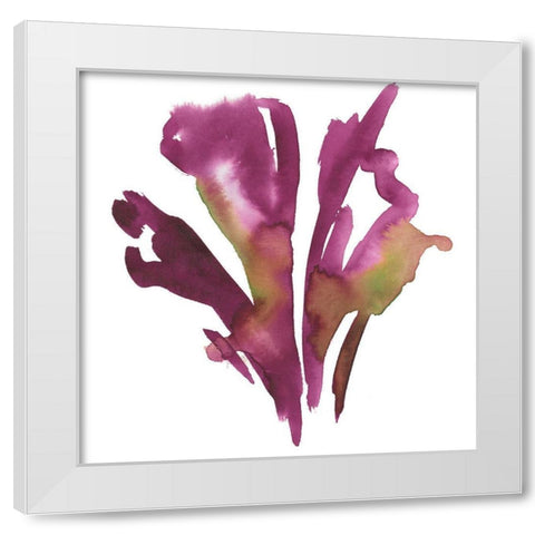 Seasonal Reflections III White Modern Wood Framed Art Print by Combs, Joyce