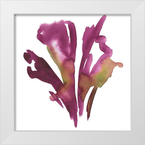 Seasonal Reflections III White Modern Wood Framed Art Print by Combs, Joyce