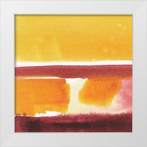 Desert Skies I White Modern Wood Framed Art Print by Combs, Joyce