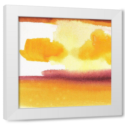 Desert Skies III White Modern Wood Framed Art Print by Combs, Joyce