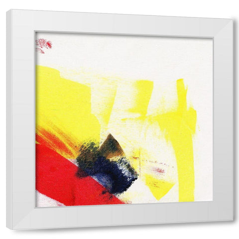 Floating Perspectives I White Modern Wood Framed Art Print by Combs, Joyce