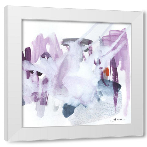 Candy Snow II White Modern Wood Framed Art Print by Combs, Joyce