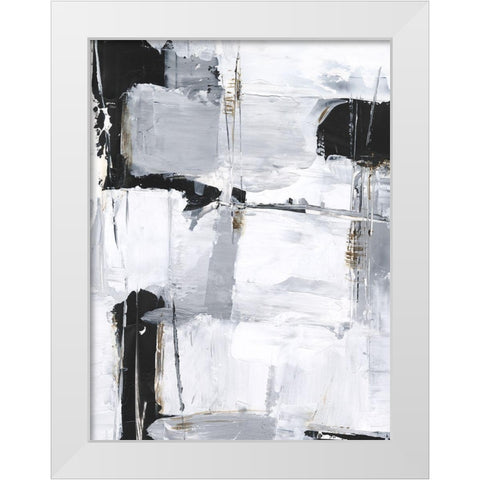 Top Floor I White Modern Wood Framed Art Print by Harper, Ethan