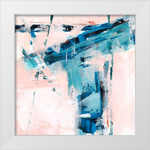 Berry Cherry I White Modern Wood Framed Art Print by Harper, Ethan