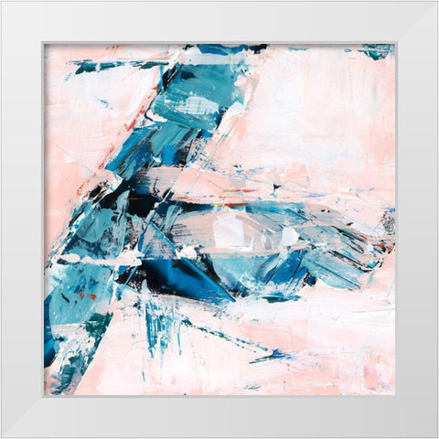 Berry Cherry II White Modern Wood Framed Art Print by Harper, Ethan