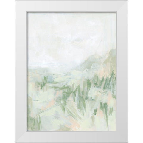Desert Grasses I White Modern Wood Framed Art Print by Vess, June Erica